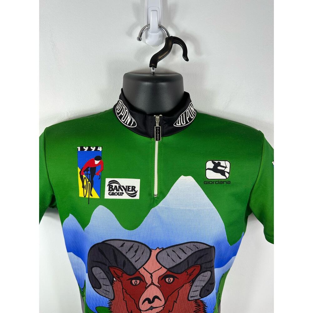 Vintage Giordana Cycling Jersey Ram Graphic 1994 Tour Dupont Colorado Size M - Picture 9 of 10